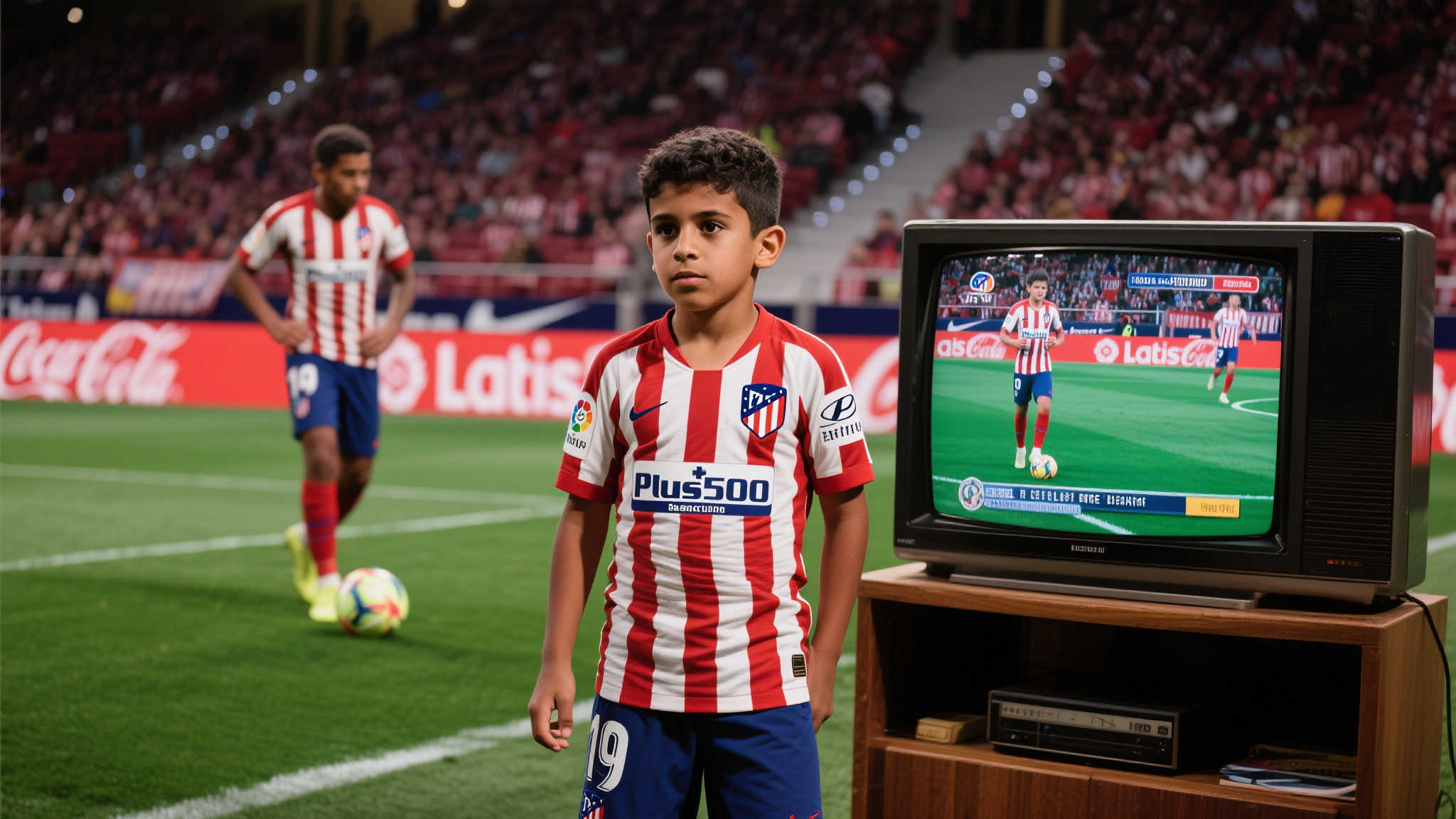 小时候坐在电视机前，看着自己钟爱的队伍征战，这是许